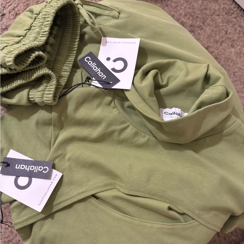 NWT Callahan Green Two-Piece Set